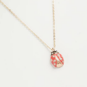 Enamel Ladybird Necklace